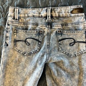 Justice Premium Jeans with Embroidered Pockets